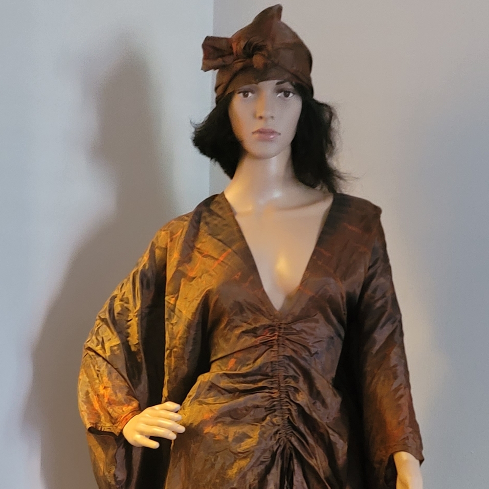 TMO free size brown dress